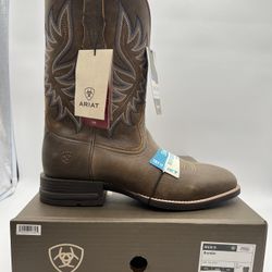  New Ariat Brander Western Boots For Men Bear Brown Different Sizes  8-13 Wide