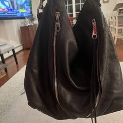Rebecca Minkoff Black Leather Shoulder Bag