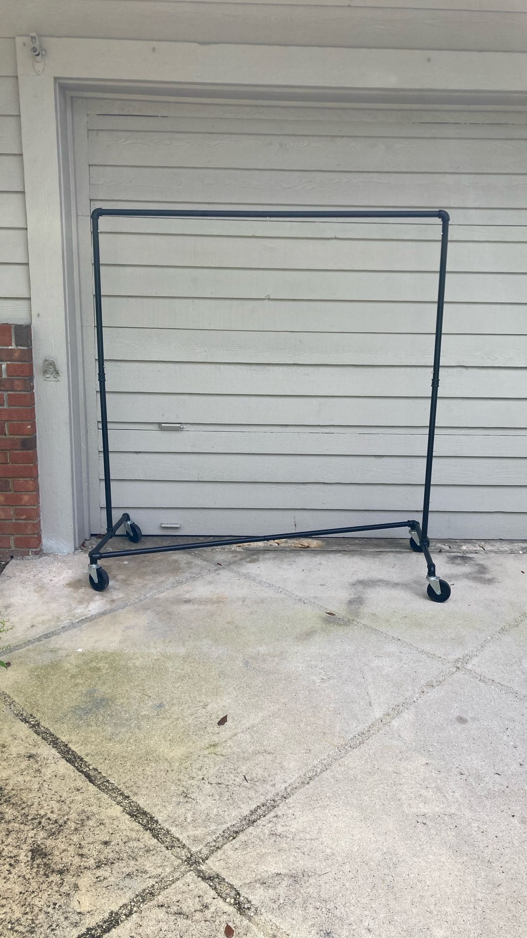 Heavy Duty Clothes Rack With Wheels/ Z - Base