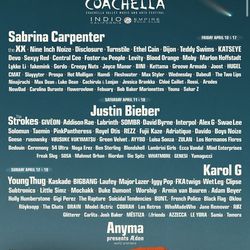 Two wristbands for weekend 2 $1,600