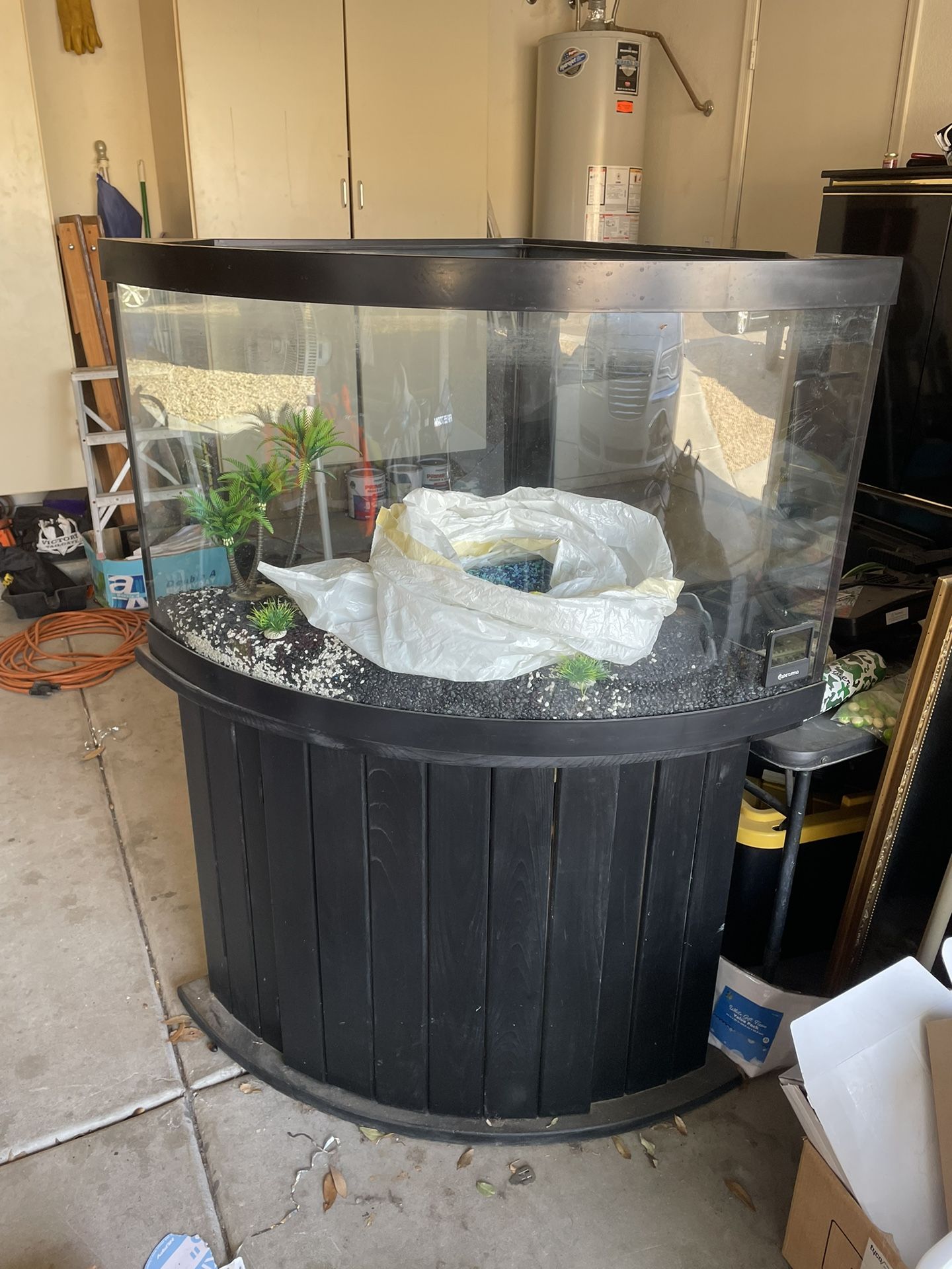 55 Gallon Tank With Stand/ Decorations
