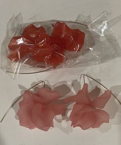New Red And pink Earings 