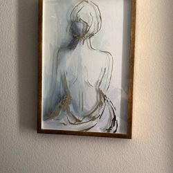 Gold Framed Artpiece 
