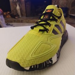 (Size-10) Like New, Men's, Adidas ZX 2K Boost J 'Eye-catching logo graphic - Acid Yellow'
Lig