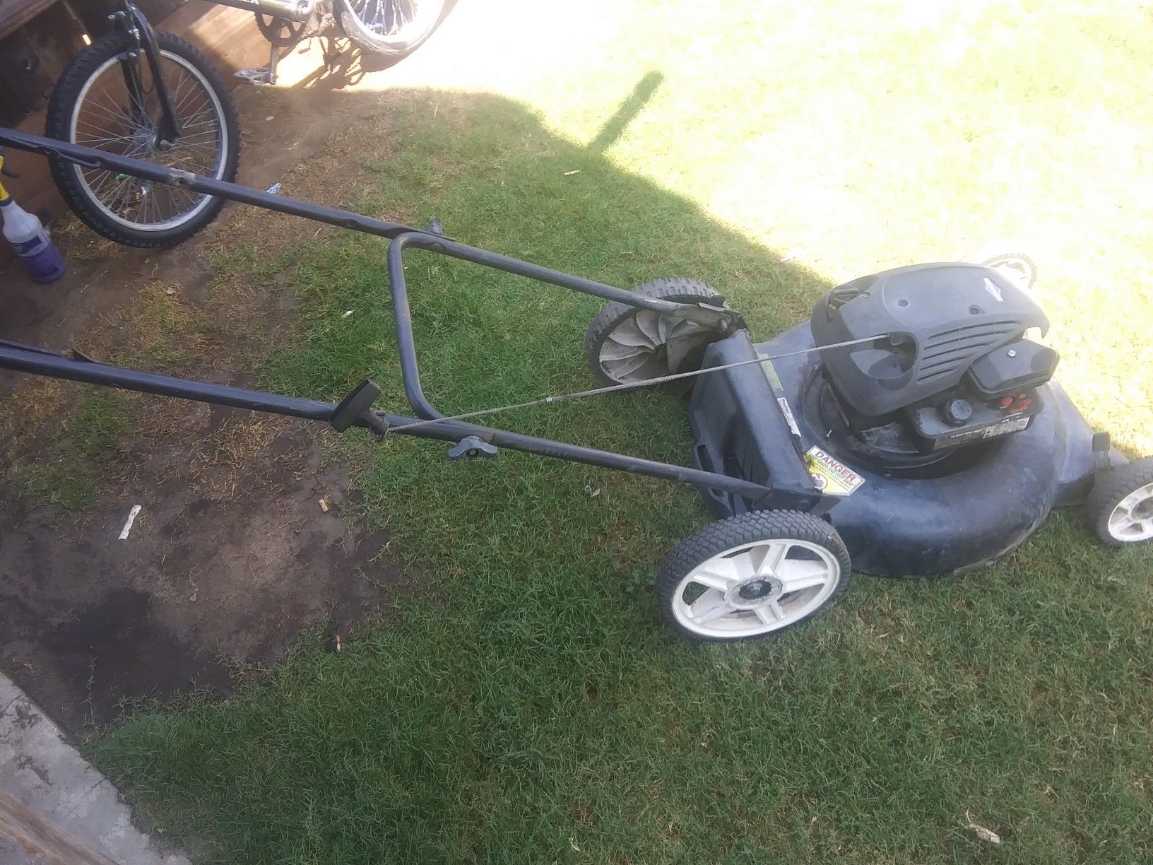 Lawn mower no bag