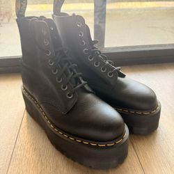 Dr. Martens - 1460 Pascal Max Platform Boots - Size 9