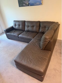 Leather Couch (almost new)
