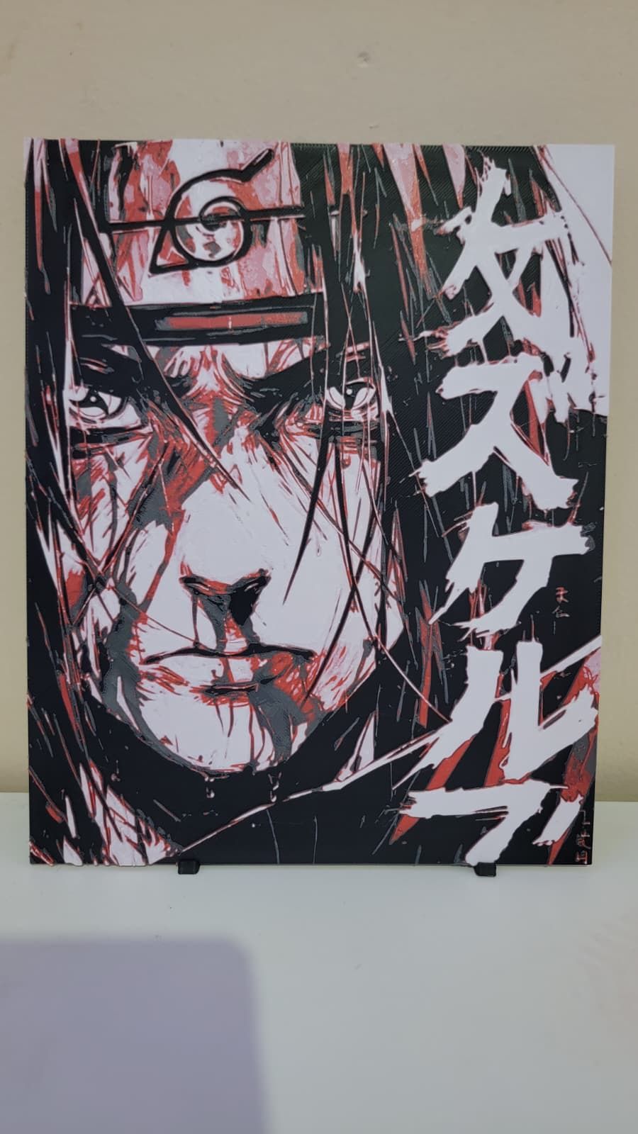 New 10" inch 3D Itachi Uchiha Wall Art