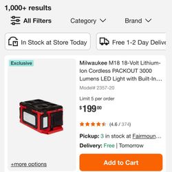 Milwaukee Packout Light