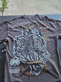 Darc Sport X Harley-Davidson The Snake & The Wolf "Premium" Oversized Tee 
