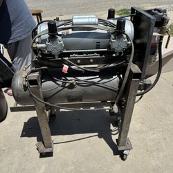Home Made Air Compressor On Wheels 