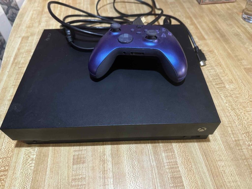Xbox One X 1 TB With 1 Controller And All Cables.