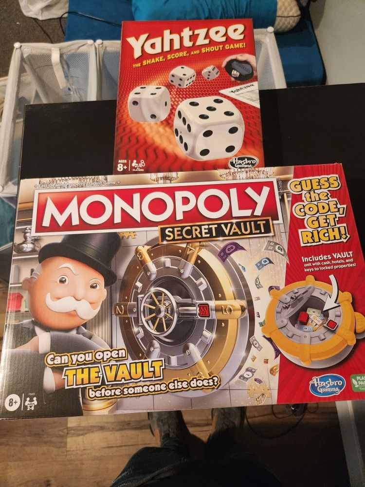 Monopoly Secret Vault And Yahtzee