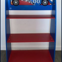 RACE CAR BOOKSHELF 