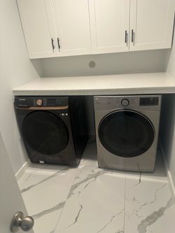Washer and dryer