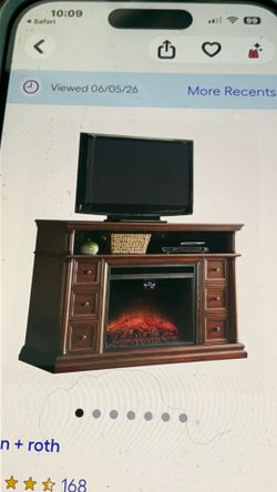 TV stand electric fireplace