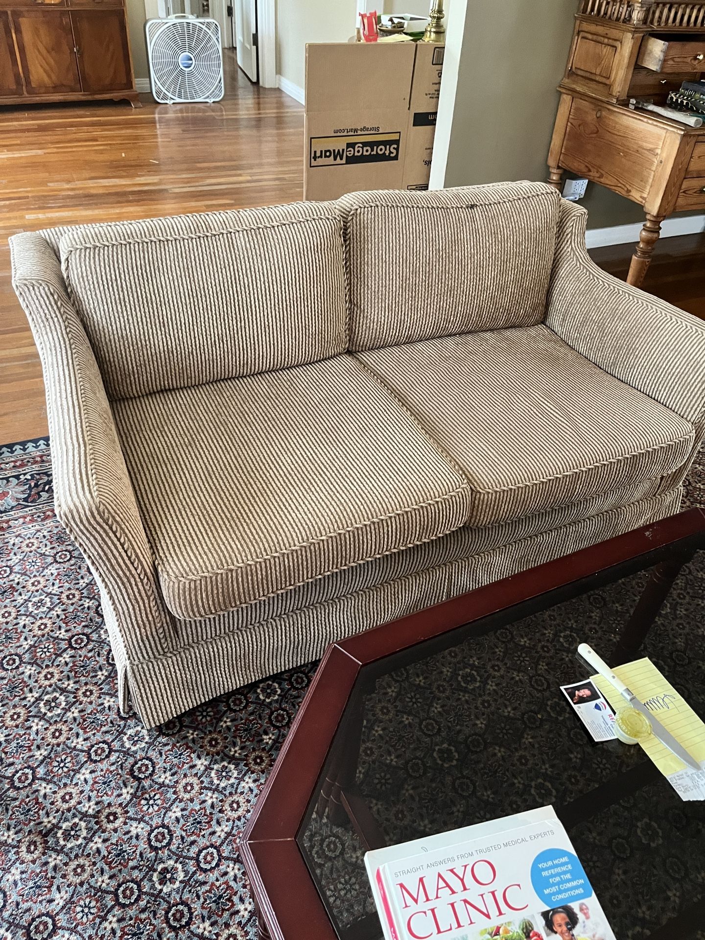 Vintage Loveseat-New Fabric