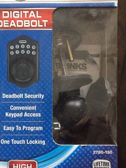 Electronic Digital Deadbolt Entry Door