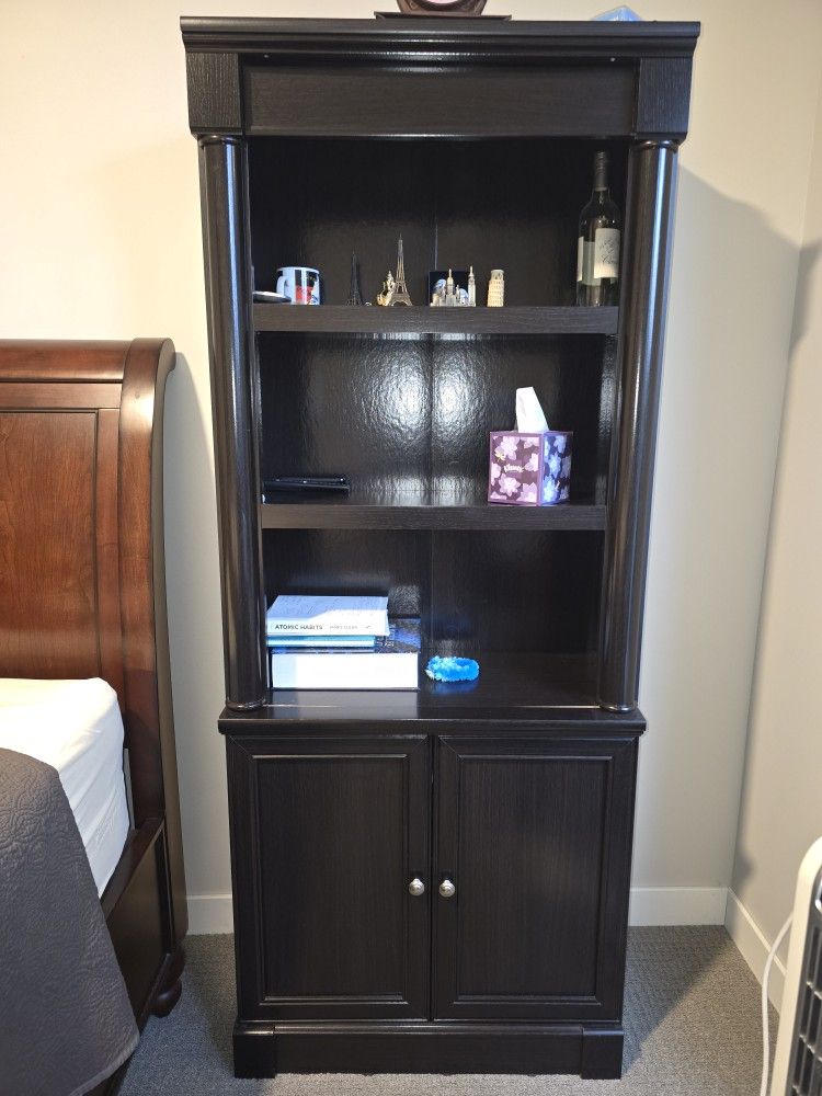 Hennepin 72 Inch Bookcase- Espresso 