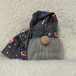 Handmade Marvel Captain America Gnome MANY AVAILABLE kids Play Gifts Home office bedroom decor 