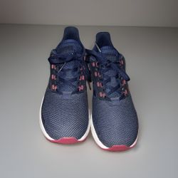 adidas Duramo Running Shoes Navy Blue  burgundy Lightweight Trainers