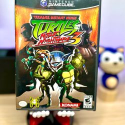 Teenage Mutant Ninja Turtles 3: Mutant Nightmare (Nintendo GameCube) CIB Tested