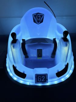 6v Flybar Glow Bumper Car For Toddlers