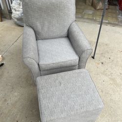 Grey Glider Chair