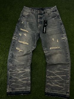 Purple baggy jeans 34-36