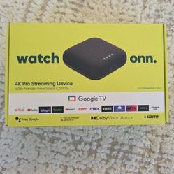 Onn 4K Pro Streaming (3GB RAM version) (Official Android TV and Gemini Support)