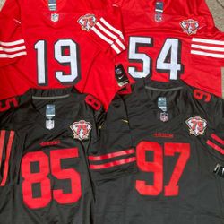 49er Bosa, Kittle, Warner & Samuels 