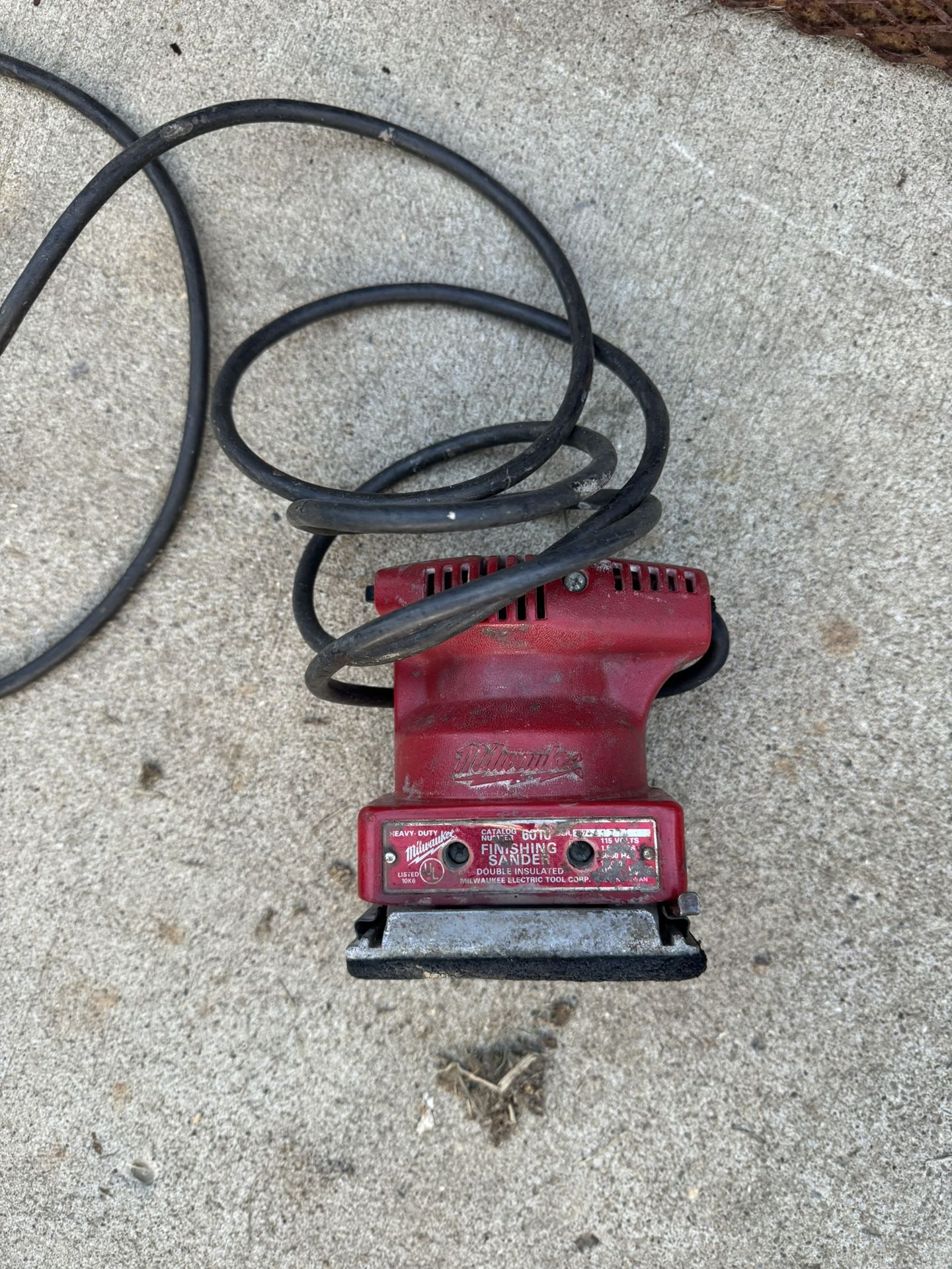 Milwaukee Palm Sander