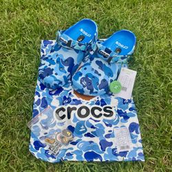 Bape x Crocs Classic Camo Clogs 