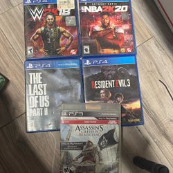 PS3 And PS4 Games 