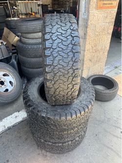 Set of used 275-70-18 BFGoodrich K02 tires