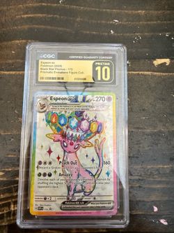 Espeon prismatic evolutions promo CGC pristine10