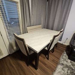 Dining Table With 4 Chairs And Bench 