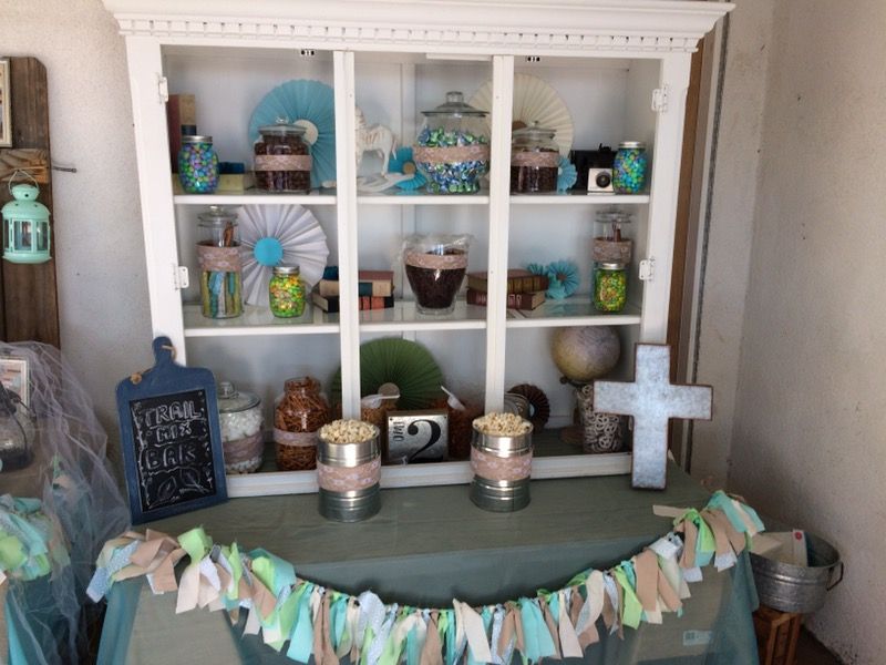 Left over party decor