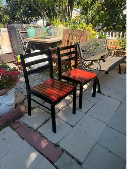 Chairs set of 2 sturdy