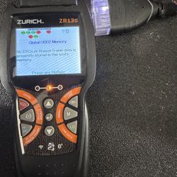 Zurich ZR13S Professional OBD2 Scanner (Excellent Condition)