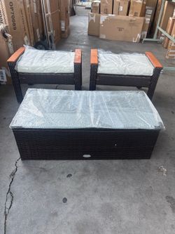3 piece patio furniture set