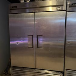 True Two Doors Reached In Refrigerator 