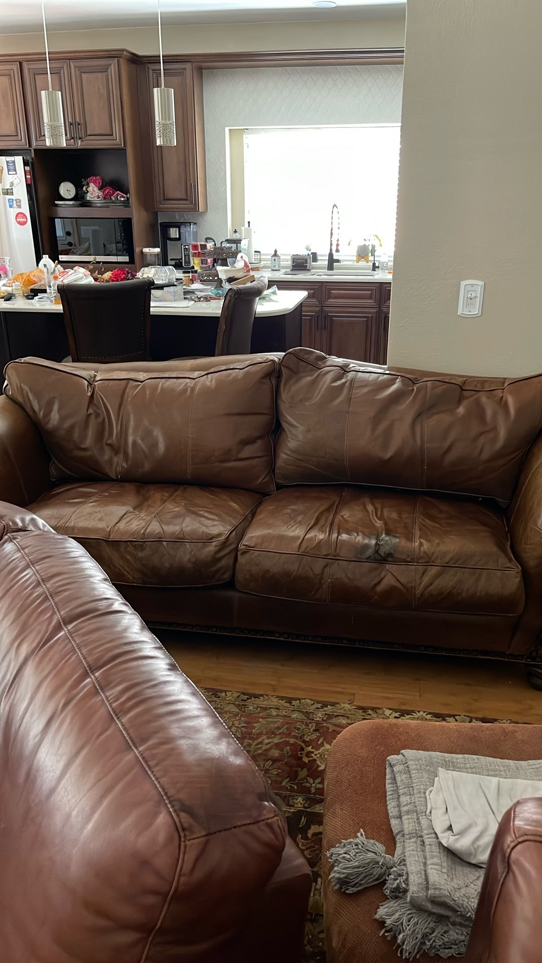 Distressed Genuine Leather