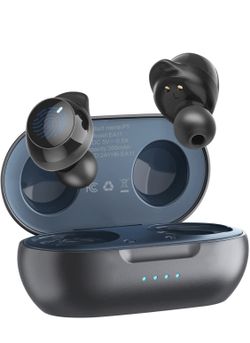 Wireless Earbuds Bluetooth5.3 Headphones with Charging Case SweatProof