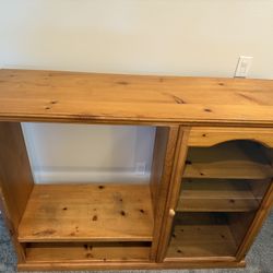 Book Shelf/Receiver, Record Shelving Unit 