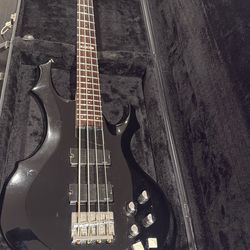 Ltd ESP F-104 Bass Guitar + Free Road Runner Hard Case