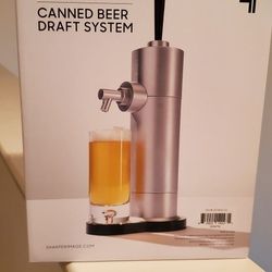 Sharper Image Canned Beer Draft System *NEW*