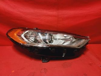 2017-2019 Ford Fusion RH Passenger Side Halogen No LED Headlight CERTIFIED CAPA