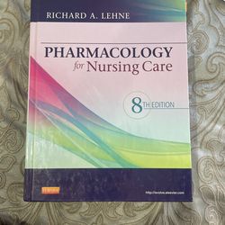 Pharmacology For Nursing Care