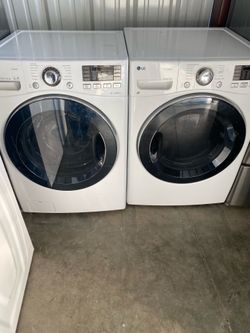 Great lg front load  washer and dryer electric high efficiency